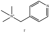 N,N,N-三甲基-1-(吡啶-4-基)甲铵碘化物, 20863-50-7, 结构式