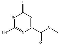 2-氨基-6-羟基嘧啶-4-羧酸甲酯, 21615-64-5, 结构式