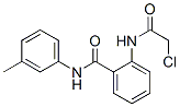 2-(2-氯乙酰胺)-N-(3-甲基苯基)苯甲酰胺, 22312-75-0, 结构式