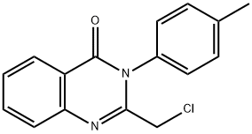 2-(氯甲基)-3-(4-甲基苯基)-4-喹唑啉酮, 22312-80-7, 結(jié)構(gòu)式