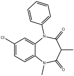 氯巴占EP杂质C, 22316-16-1, 结构式