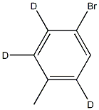 对溴甲苯-D3氘代, 22328-44-5, 结构式