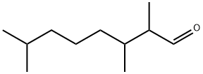 2,3,7-TRIMETHYLOCTANAL, 22418-71-9, 结构式