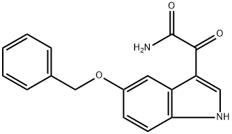 5-苄氧基吲哚-3-乙醛酰胺, 22424-62-0, 结构式