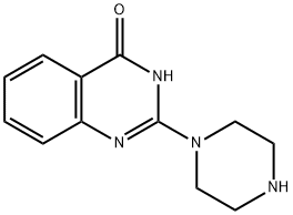 2-(哌嗪-1-基)喹唑啉-4-醇, 22587-11-7, 结构式