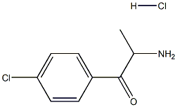 2-氨基-1-(4-氯苯基)丙-1-酮鹽酸鹽, 23184-97-6, 結(jié)構(gòu)式