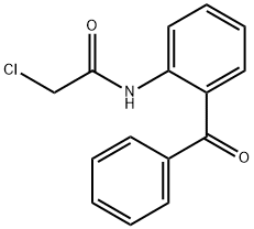 N-(2-苯甲酰基苯基)-2-氯乙酰胺, 23207-75-2, 结构式