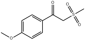 1-(4-甲氧基苯基)-2-(甲基磺?；?乙烷-1-酮, 27918-36-1, 結(jié)構(gòu)式