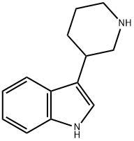 3-(哌啶-3-YL)-1H-吲哚, 204687-20-7, 结构式