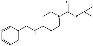 1-N-BOC-4-(3-氨甲基吡啶)哌啶, 206274-21-7, 结构式