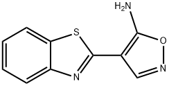 4-(2-苯并噻唑)-5-异噁唑胺, 208938-48-1, 结构式