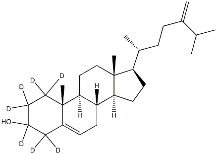 24-Methylenecholesterol-d7, 209112-82-3, 结构式