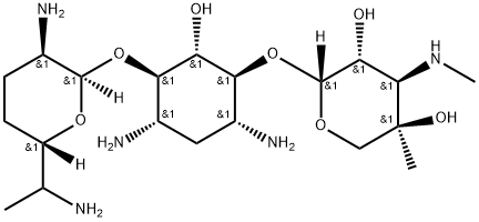 硫酸庆大霉素 C2, 287916-51-2, 结构式