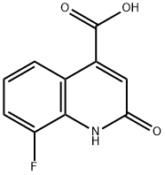 8-氟-2-氧代-1,2-二氢喹啉-4-羧酸, 288151-64-4, 结构式