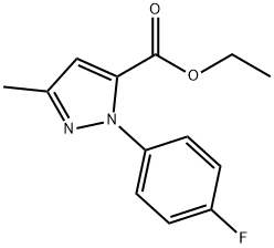 1-(4-氟苯基)-3-甲基-1H-吡唑-5-羧酸乙酯, 288251-64-9, 结构式