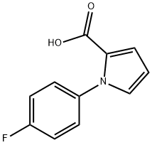 1-(4-Fluorophenyl)-1h-pyrrole-2-carboxylic acid, 288251-67-2, 结构式