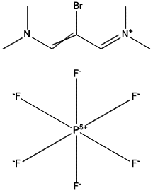 2 - 溴-1,3 - 二(二甲氨基)三亚甲六氟磷酸, 292067-84-6, 结构式