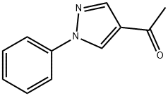 1-(1-苯-1H-吡唑-4-基)乙酮, 3968-40-9, 结构式