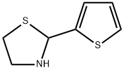 2-(thiophen-2-yl)-1,3-thiazolidine, 31404-10-1, 结构式
