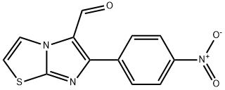 6-(4-硝基苯基)咪唑并[2,1-B]噻唑-5-甲醛, 31522-00-6, 结构式