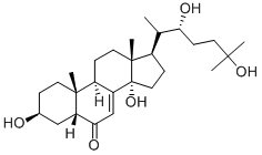 2-脱氧蜕皮激素, 31575-91-4, 结构式