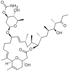 杀黑星菌素A, 33538-71-5, 结构式