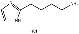4-(1H-咪唑-2-基)丁烷-1-胺二盐酸, 33544-92-2, 结构式