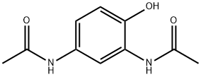 N-(5-乙酰氨基-2-羟基-苯基)乙酰胺, 38847-62-0, 结构式