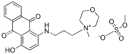 羟基蒽醌氨丙基甲基吗啉氮鎓甲基硫酸盐, 38866-20-5, 结构式