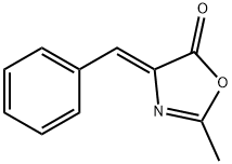 2-甲基-(4Z)-苯亚甲基-5(4H)-口恶唑酮, 38879-46-8, 结构式
