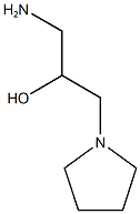 1-氨基-3-(1-吡咯烷基)-2-丙醇, 39849-47-3, 结构式