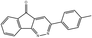 3-(4-甲基苯基)-5H-茚并[1,2-C]哒嗪-5-酮, 300843-87-2, 结构式