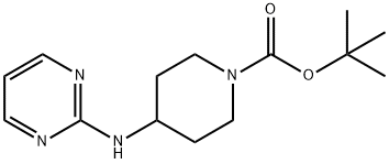 4-(2-嘧啶胺)四氢吡啶羧酸叔丁酯, 301225-40-1, 结构式