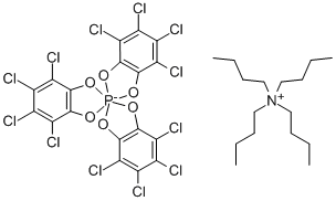 [四丁基铵][Δ-三(四氯-1,2-苯二醇酸根)磷酸盐(V)], 301687-57-0, 结构式