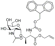 O- [2-乙酰氨基-2-脫氧-Α-D-吡喃半乳糖基] -N-FMOC-L-蘇氨酸2-丙烯-1-基酯, 301843-65-2, 結(jié)構(gòu)式