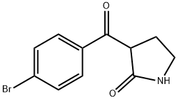 3-(4-溴苯酰基)吡咯啉-2-酮, 328546-97-0, 结构式