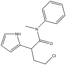 4-Chloro-N-Methyl-N-phenyl-2-(2-pyrrolyl)butanaMide, 328936-20-5, 结构式