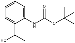 1-(2-BOC-AMINO-PHENYL)-ETHANOL, 328956-56-5, 结构式