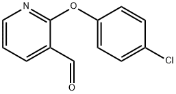 2-(4-氯苯氧基)吡啶-3-醛, 478031-03-7, 结构式