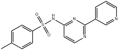 4-甲基-N-(2-(吡啶-3-基)嘧啶-4-基)苯磺酰胺, 478046-56-9, 结构式