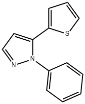 1 -苯基- 5 -(2-噻吩基)- 1H -吡唑, 478395-52-7, 结构式