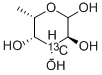 6-DEOXY-L-[3-13C]GALACTOSE, 478518-50-2, 结构式