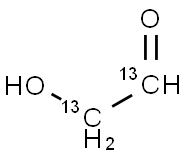 [1,2-13C2]GLYCOLALDEHYDE, 478529-69-0, 结构式