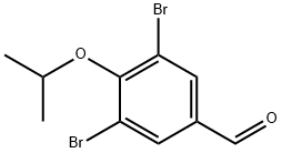 3,5-双溴-4-异丙氧基苯甲醛, 486996-44-5, 结构式