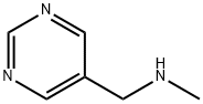5-Pyrimidinemethanamine, N-methyl- (9CI), 497818-07-2, 结构式