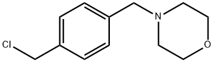 4-(4-(CHLOROMETHYL)BENZYL)MORPHOLINE, 497843-73-9, 结构式