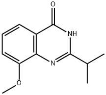 2-異丙基-8-甲氧基喹唑啉-4(1H)-酮, 71182-27-9, 結構式