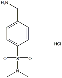 4-(氨基甲基)-N,N-二甲基苯-1-磺酰胺鹽酸鹽, 71398-48-6, 結(jié)構(gòu)式
