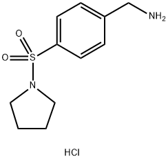 4-(吡咯烷-1-磺酰)苯基]甲胺盐酸, 71398-49-7, 结构式