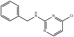 N-BENZYL-4-CHLOROPYRIMIDIN-2-AMINE, 71406-63-8, 结构式